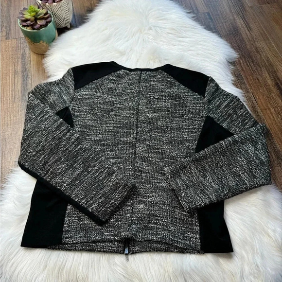 Eileen Fisher Tweed Moto Jacket - Picture 4 of 6